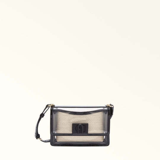 Furla 1927 Nero Naturale Shoulder Bag - Mini