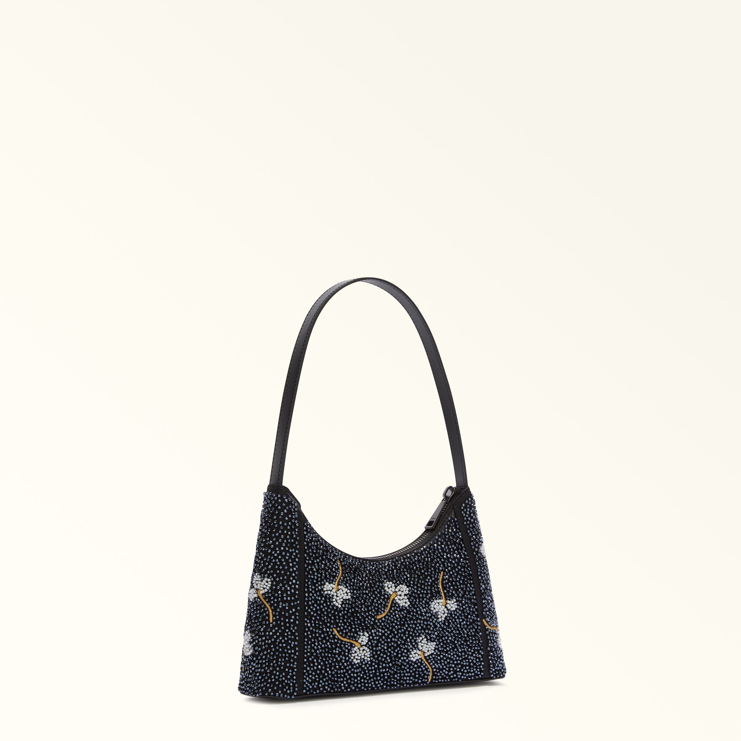 Furla Diamante Black Shoulder Bag