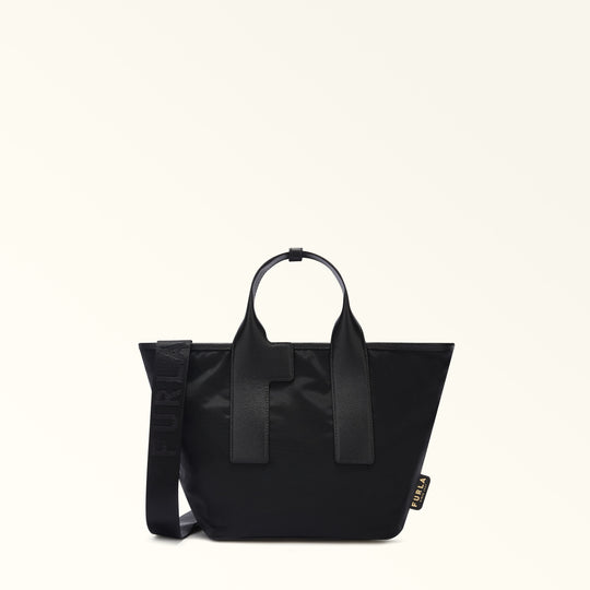 Furla Piuma Black Tote Bag - Medium