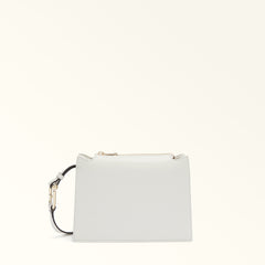 Furla Nuvola White Crossbody Bag - Small