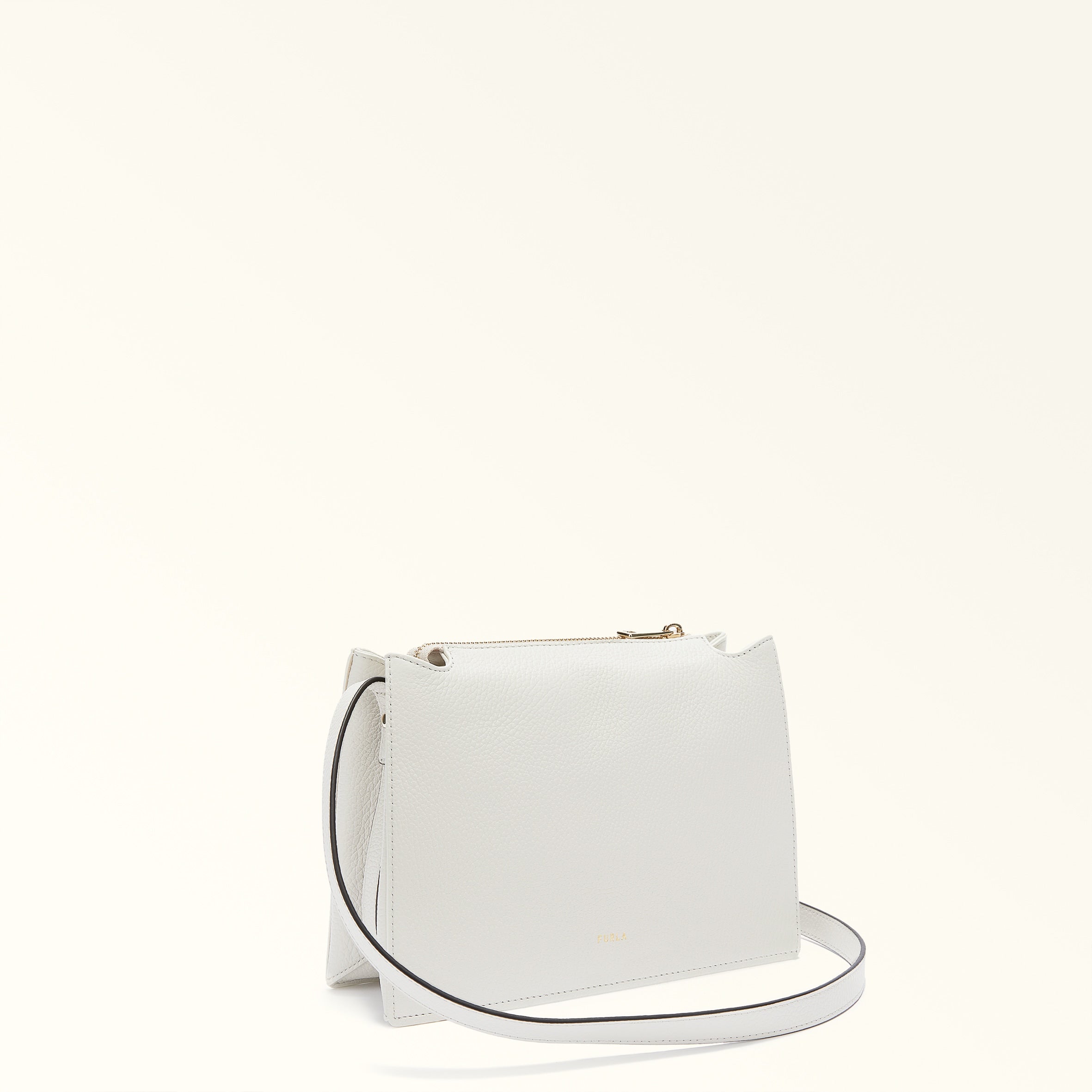 Furla Nuvola White Crossbody Bag - Small