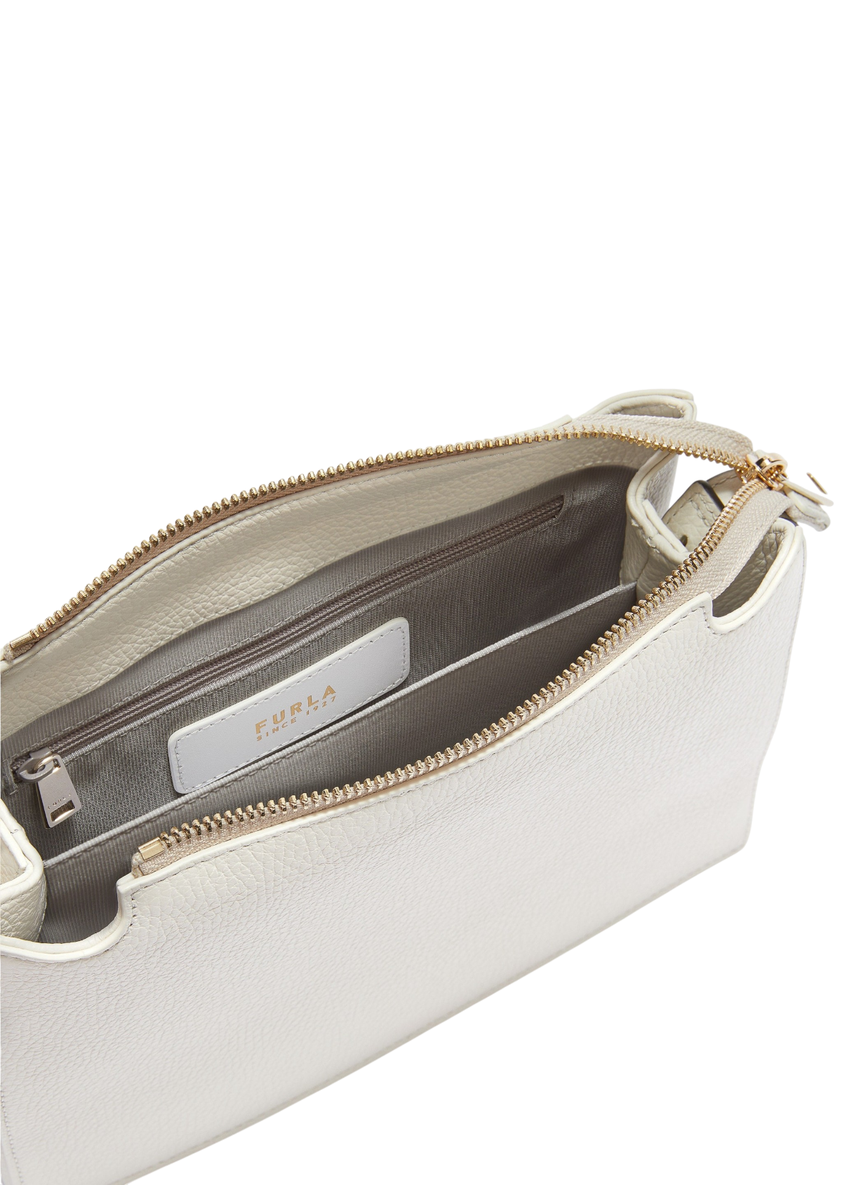 Furla Nuvola White Crossbody Bag - Small