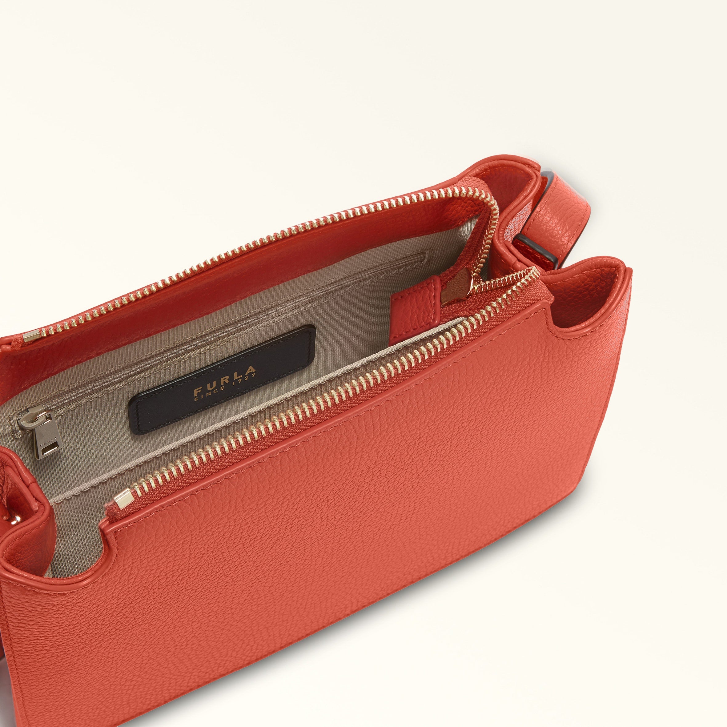 Furla Nuvola S Crossbody Bag - Coral