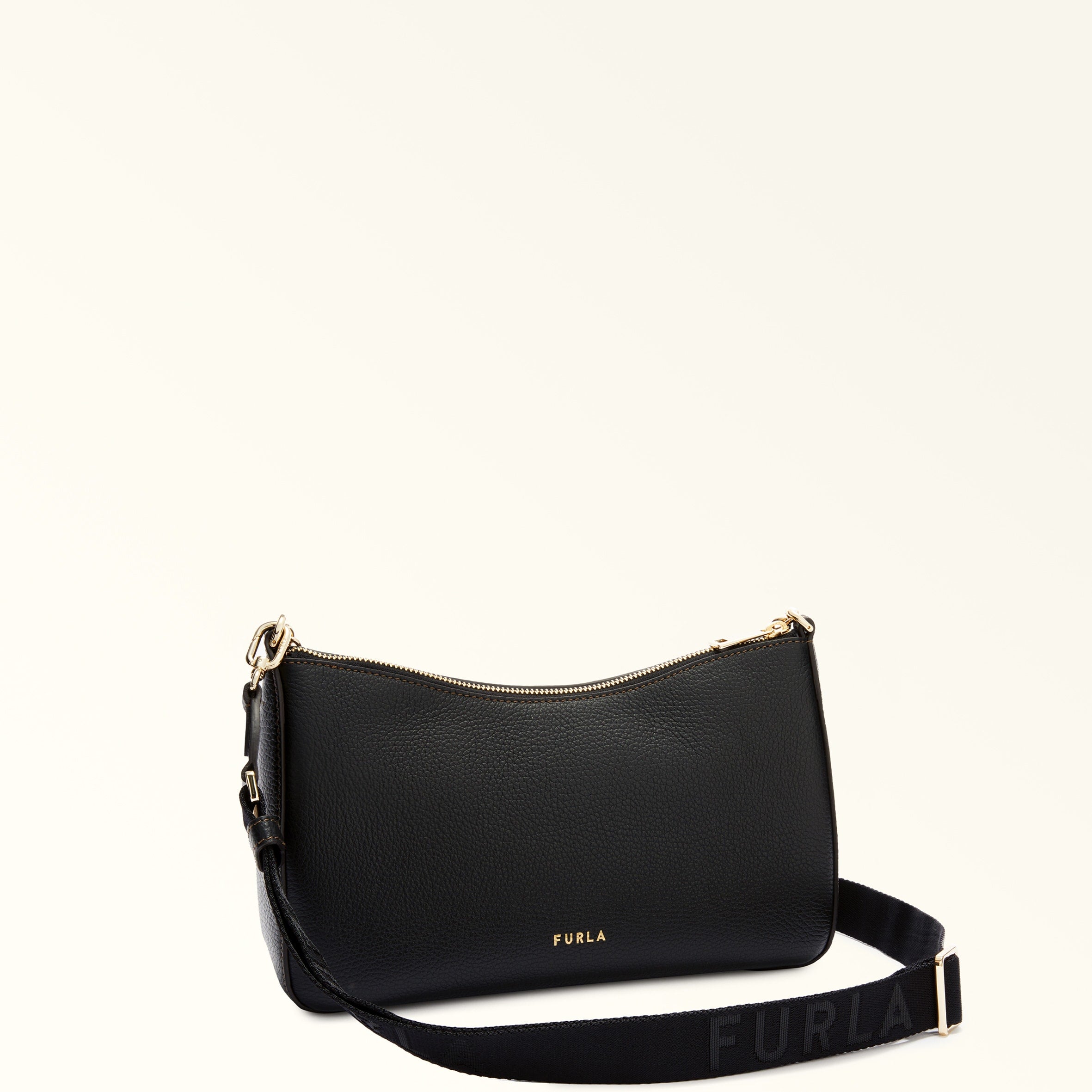 Furla Primula M Double Strap Crossbody Bag - Nero