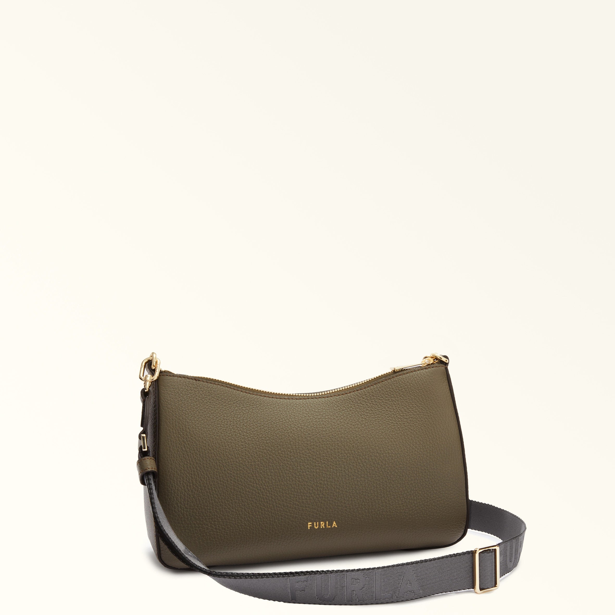 Furla Primula M Double Strap Crossbody Bag - Sage Soil