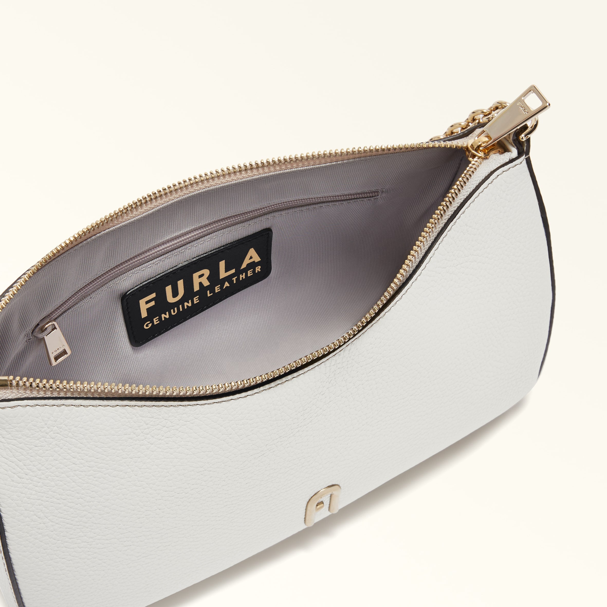 Furla Primula M Double Strap Crossbody Bag - Marshmallow Soil