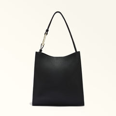 Furla Nuvola Bucket Bag Nero Small