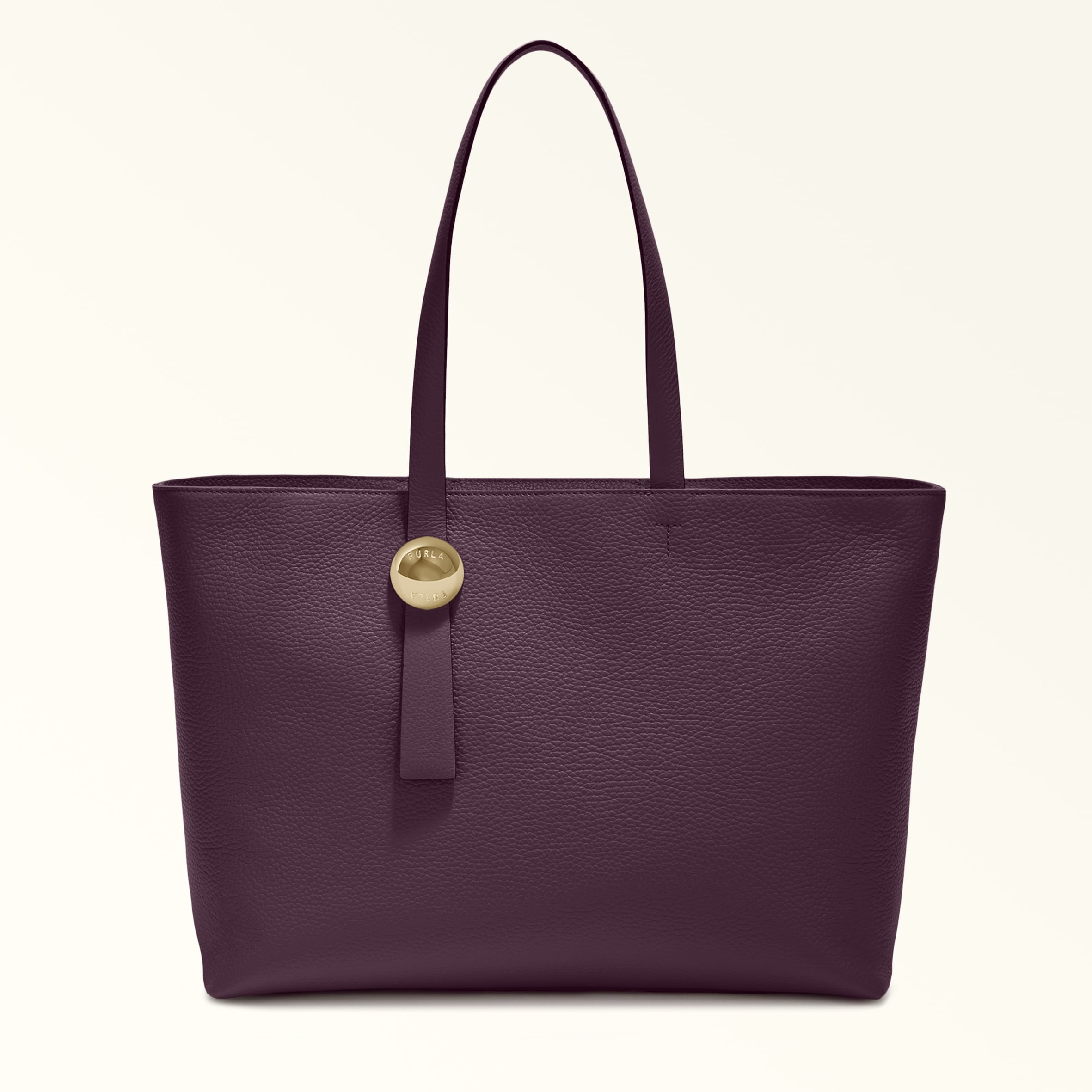 Furla Sfera Burgundy Tote Bags