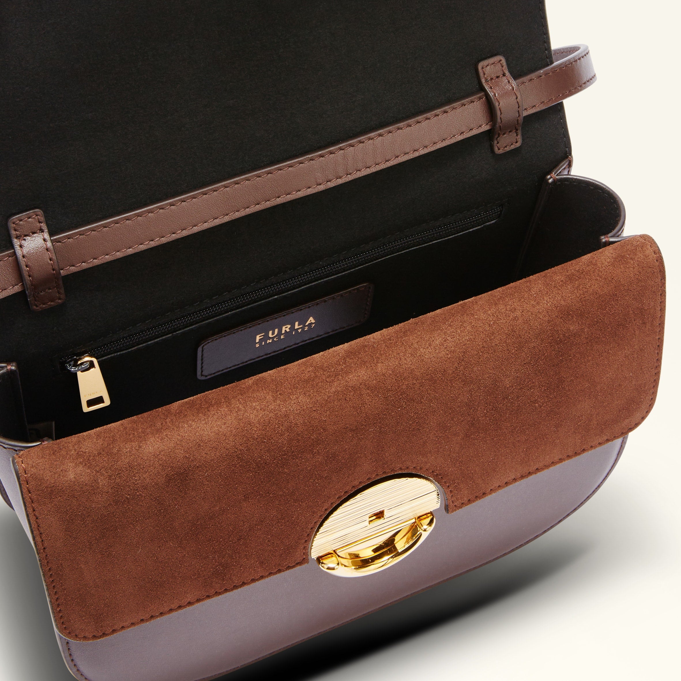 Furla Sfera Brown Crossbody Bag