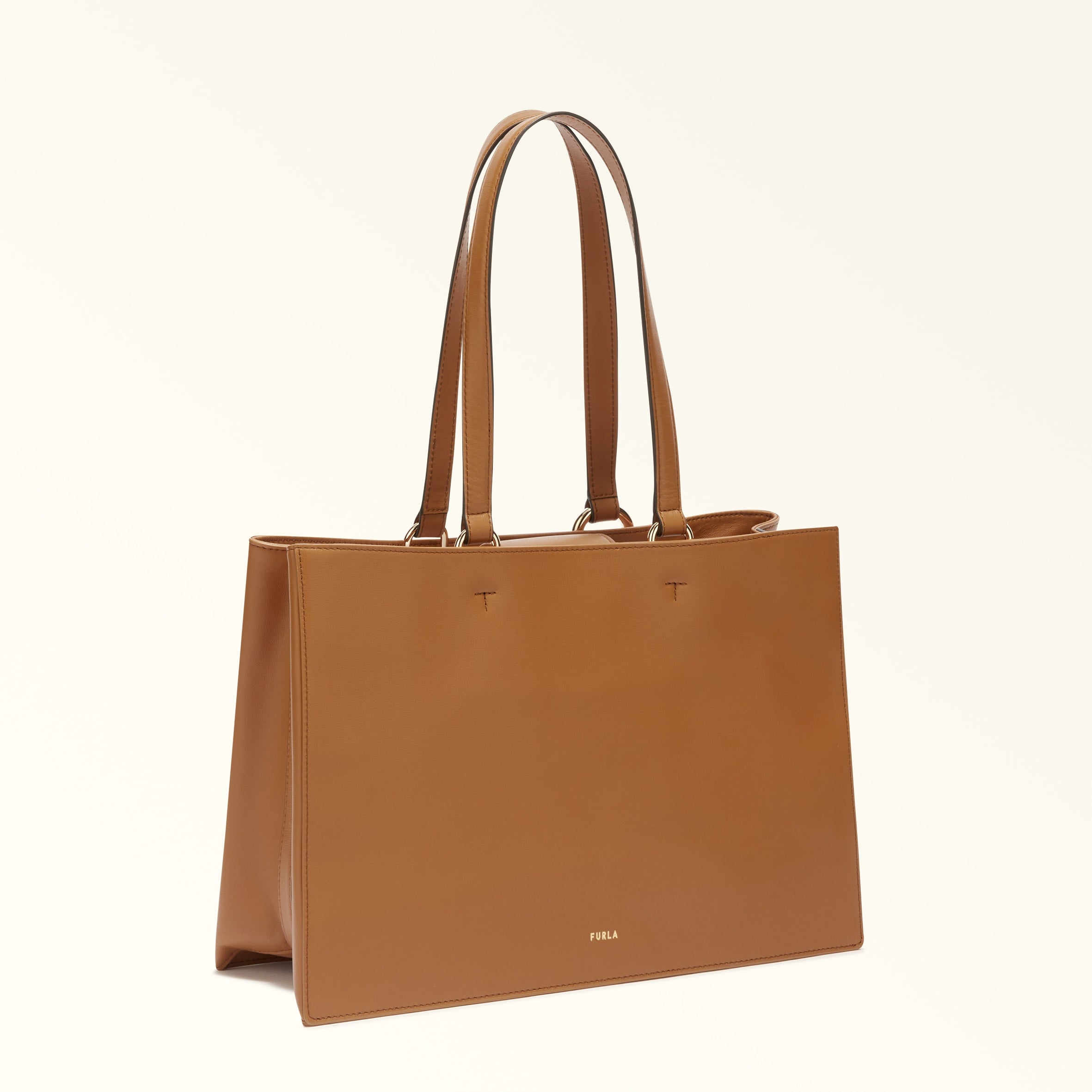 Furla Nuvola L Tote Bag - Brandy