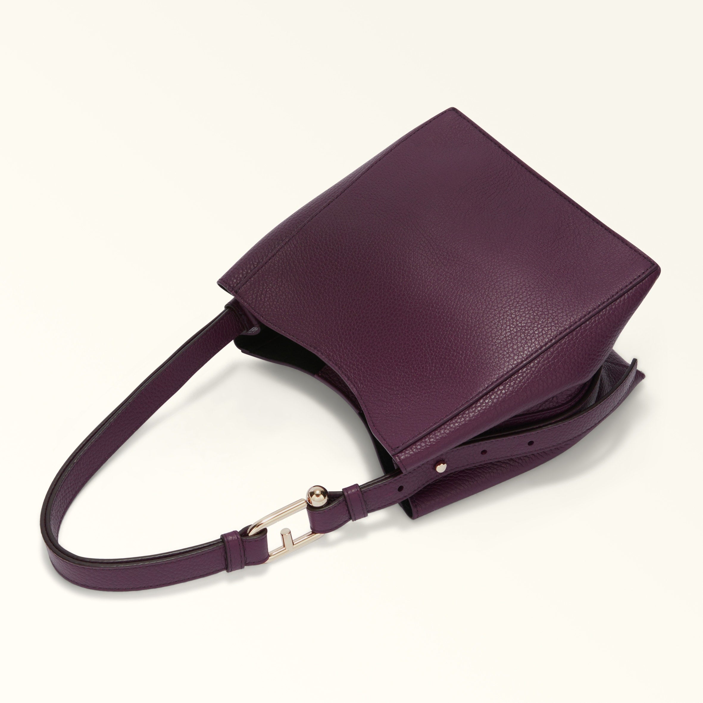 Furla Nuvola Burgundy Bucket Bag