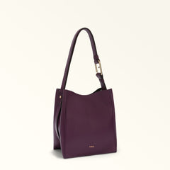 Furla Nuvola Burgundy Bucket Bag