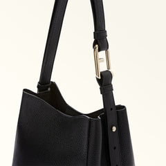 Furla Nuvola Black Bucket Bag - Mini