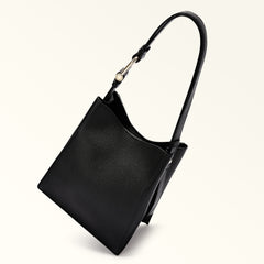 Furla Nuvola Black Bucket Bag - Mini