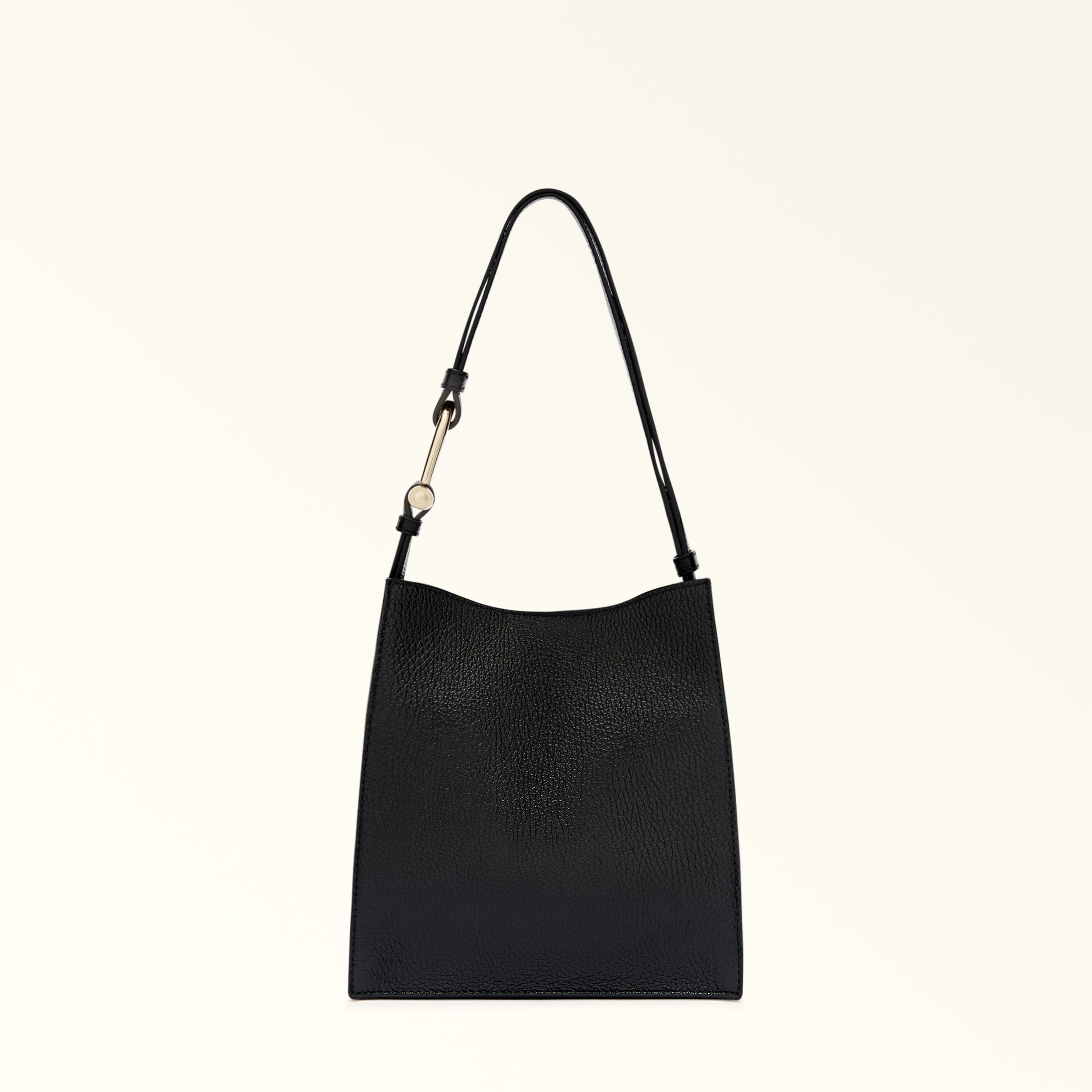 Furla Nuvola Black Bucket Bag - Mini