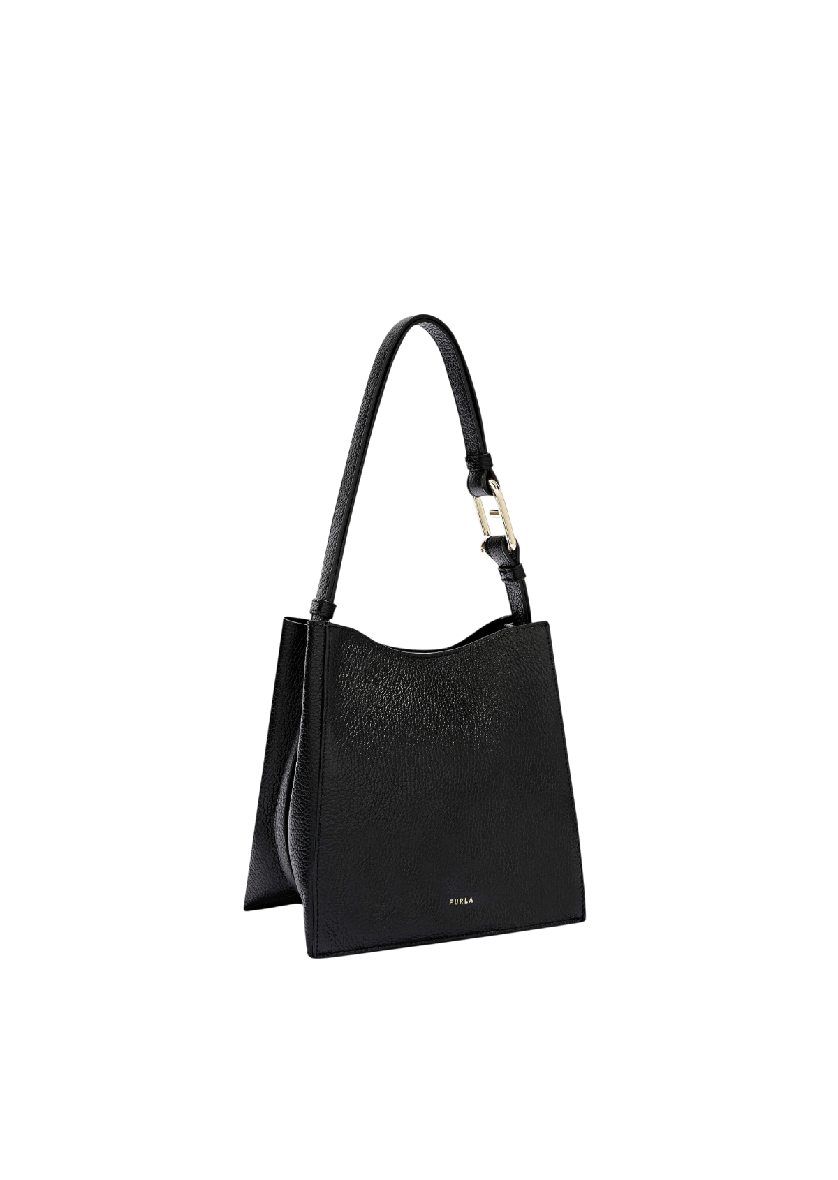 Furla Nuvola Black Bucket Bag - Mini