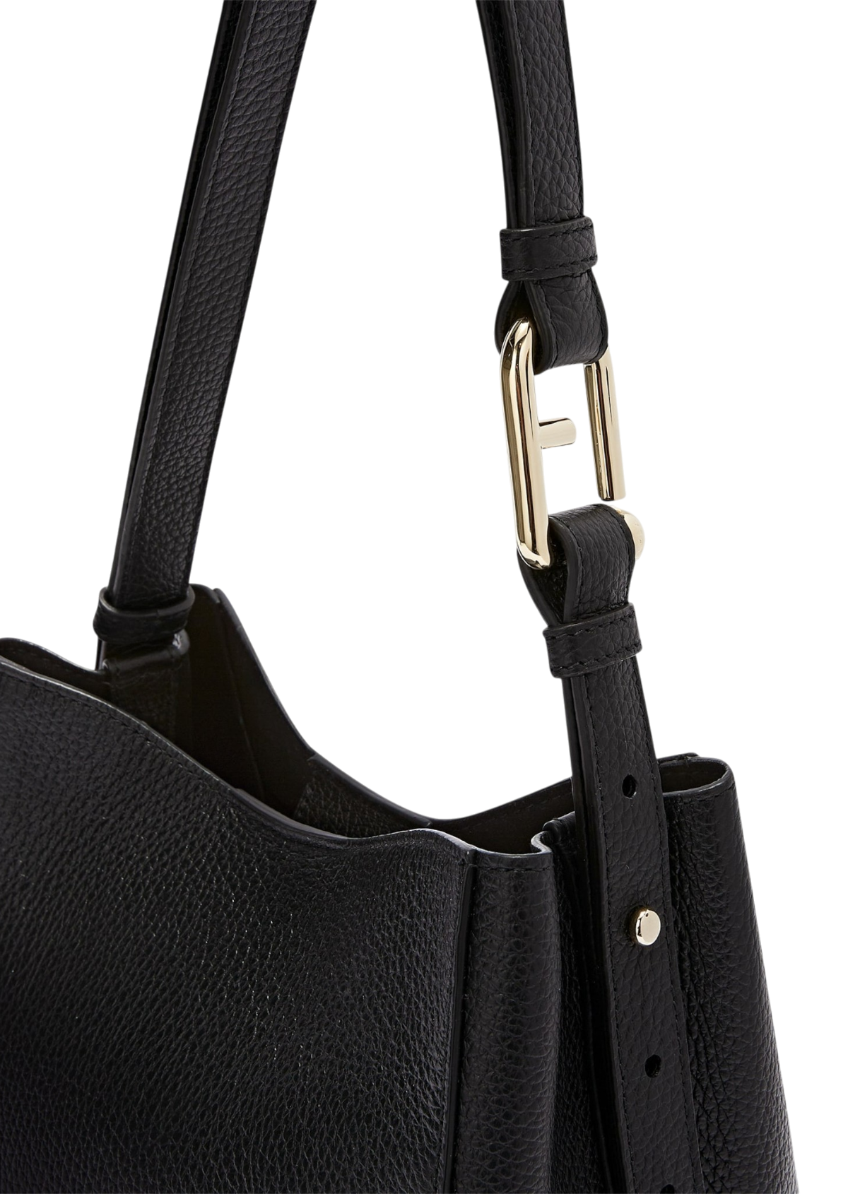 Furla Nuvola Bucket Bag Nero Mini
