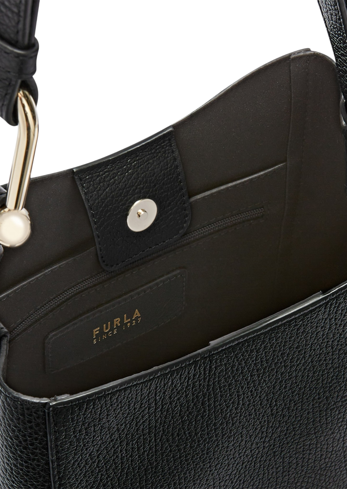 Furla Nuvola Bucket Bag Nero Mini