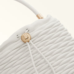 Furla Mionido White Bucket Bag - Mini