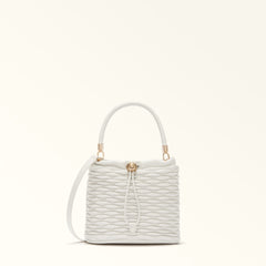 Furla Mionido White Bucket Bag - Mini