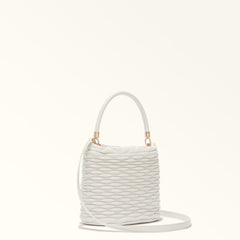 Furla Mionido White Bucket Bag - Mini