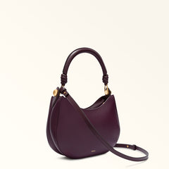 Furla Sfera Burgundy Hobo Bag