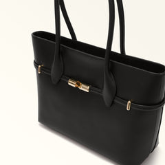 Furla Goccia Black Tote Bags