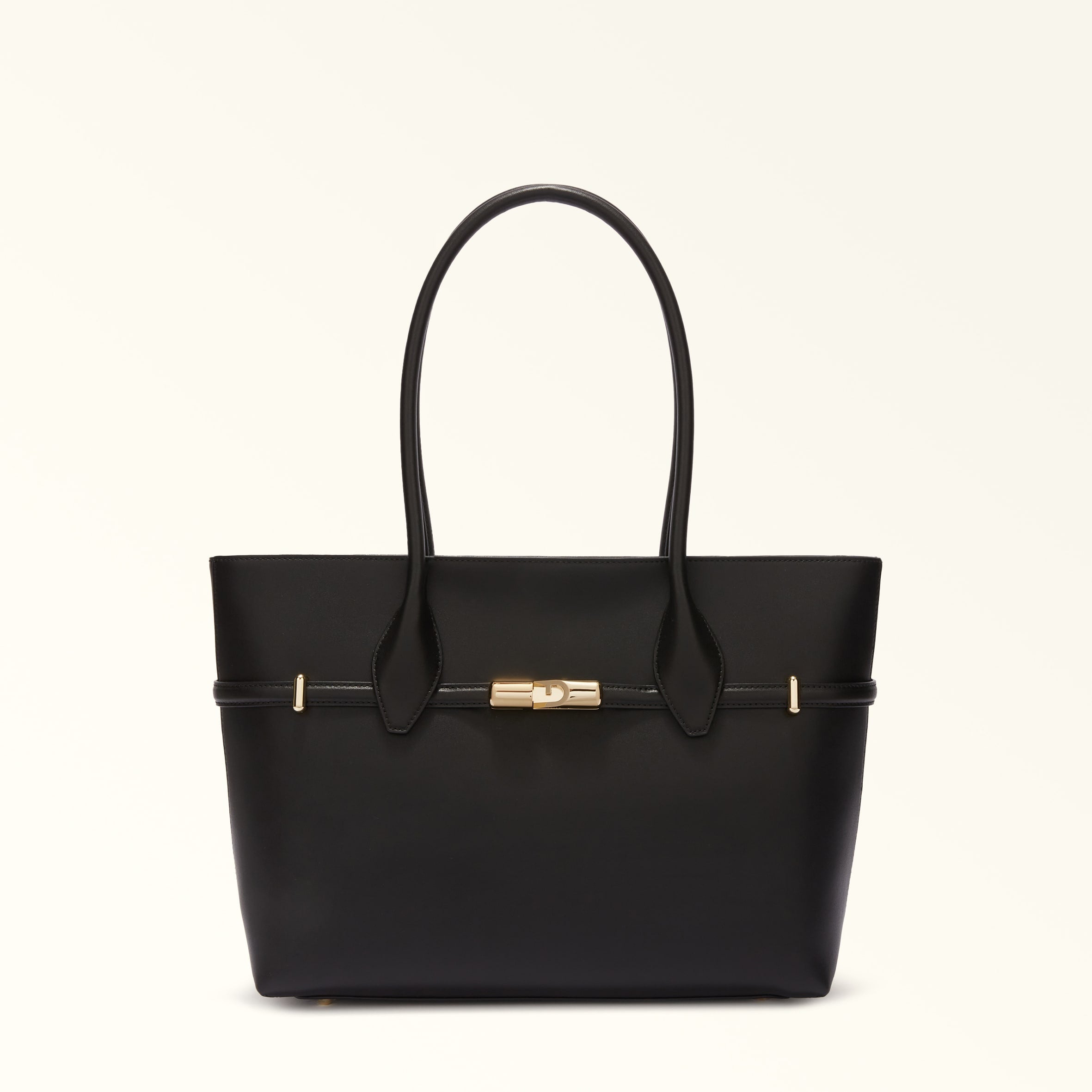 Furla Goccia Black Tote Bags