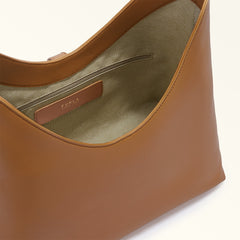 Furla Goccia Brown Hobo Bag