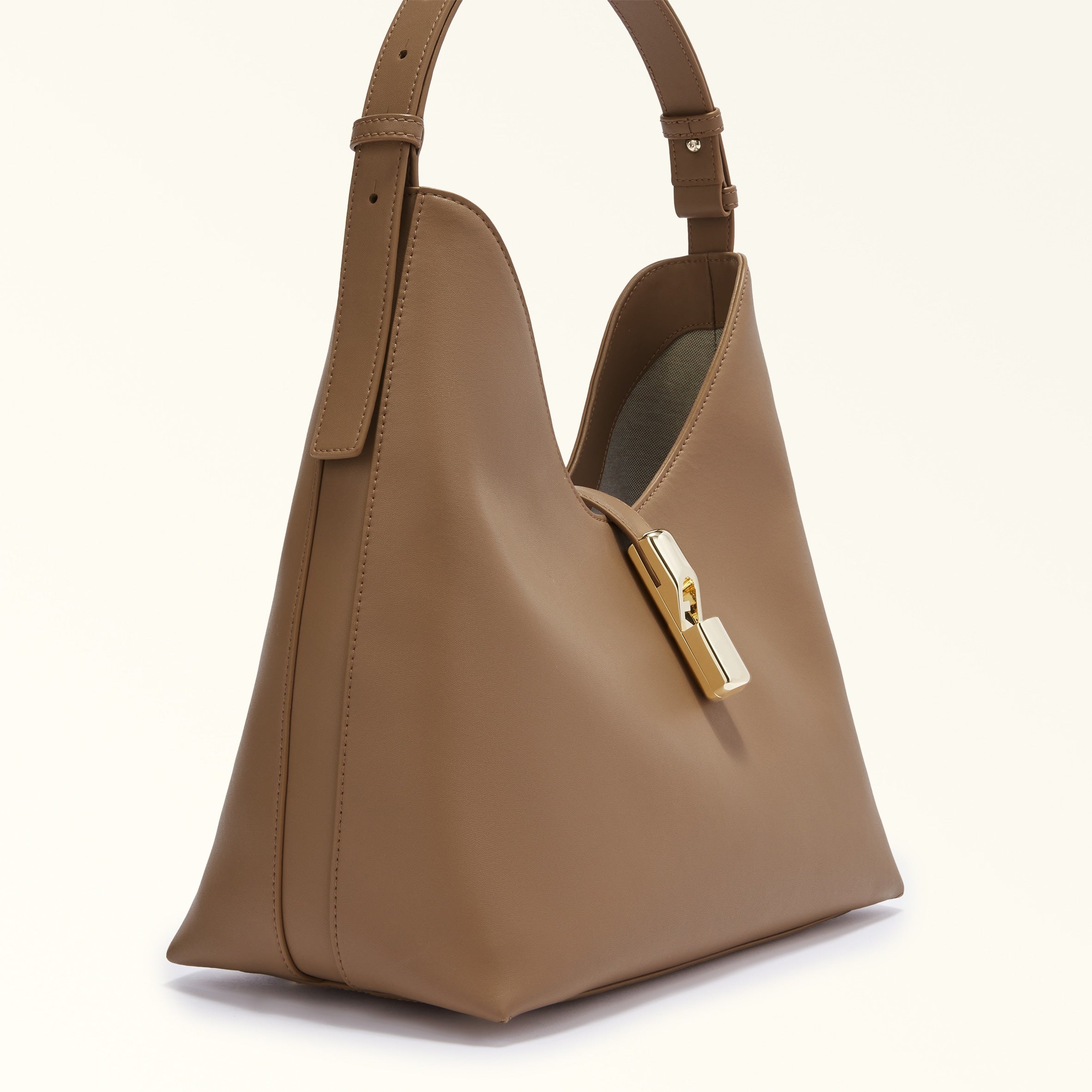 Furla Goccia Brown Hobo Bag