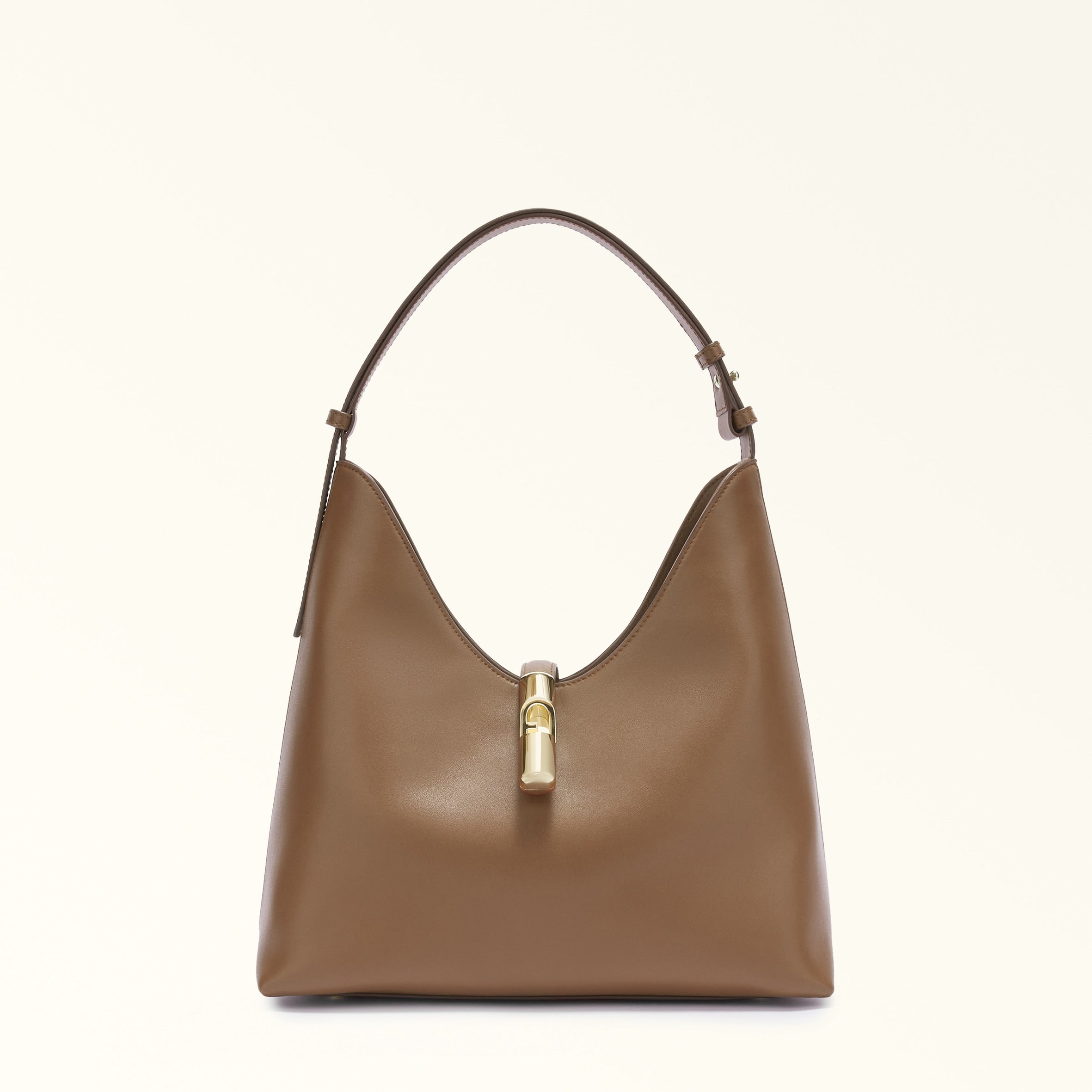 Furla Goccia Brown Hobo Bag