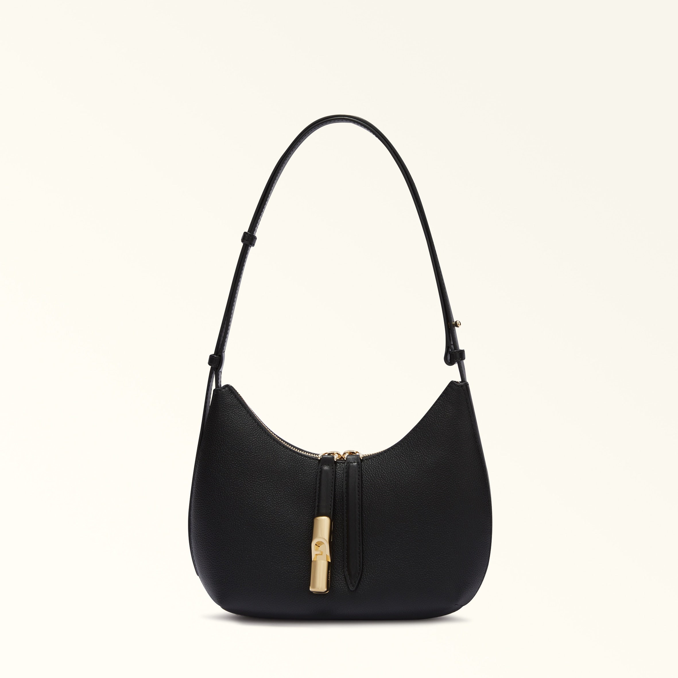 Furla Goccia Black Shoulder Bag