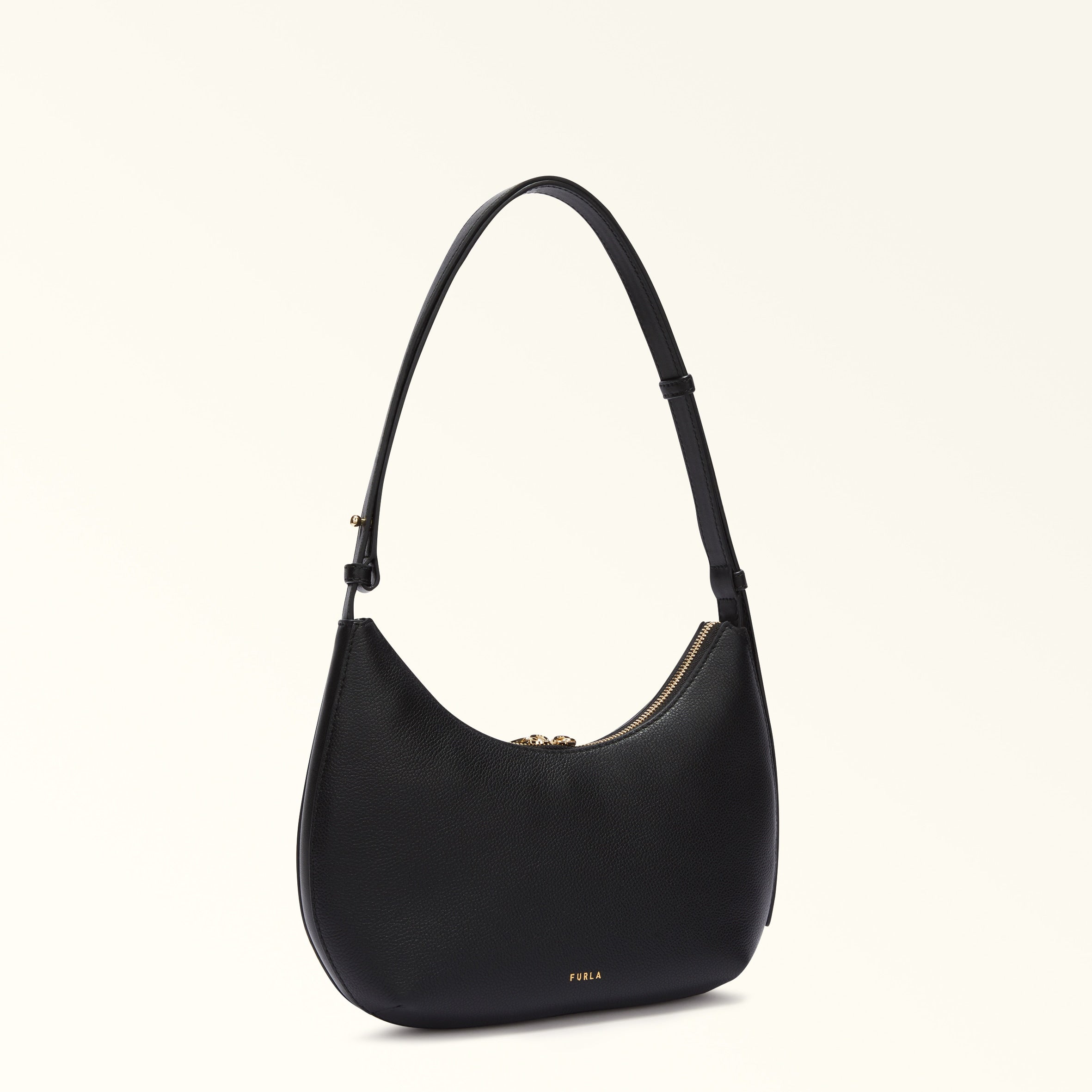 Furla Goccia Black Shoulder Bag