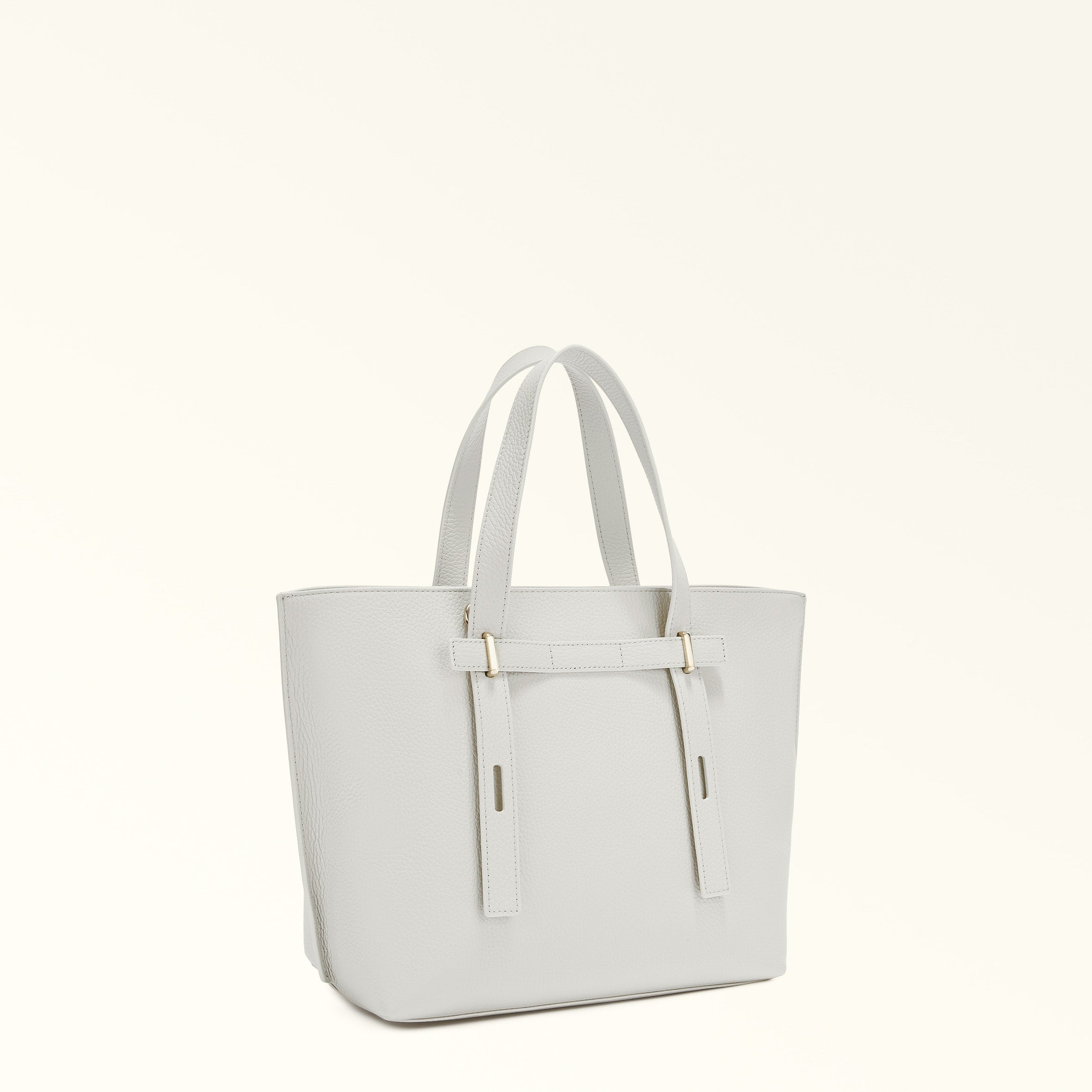 Furla Giove M Tote Bag - Marshmallow