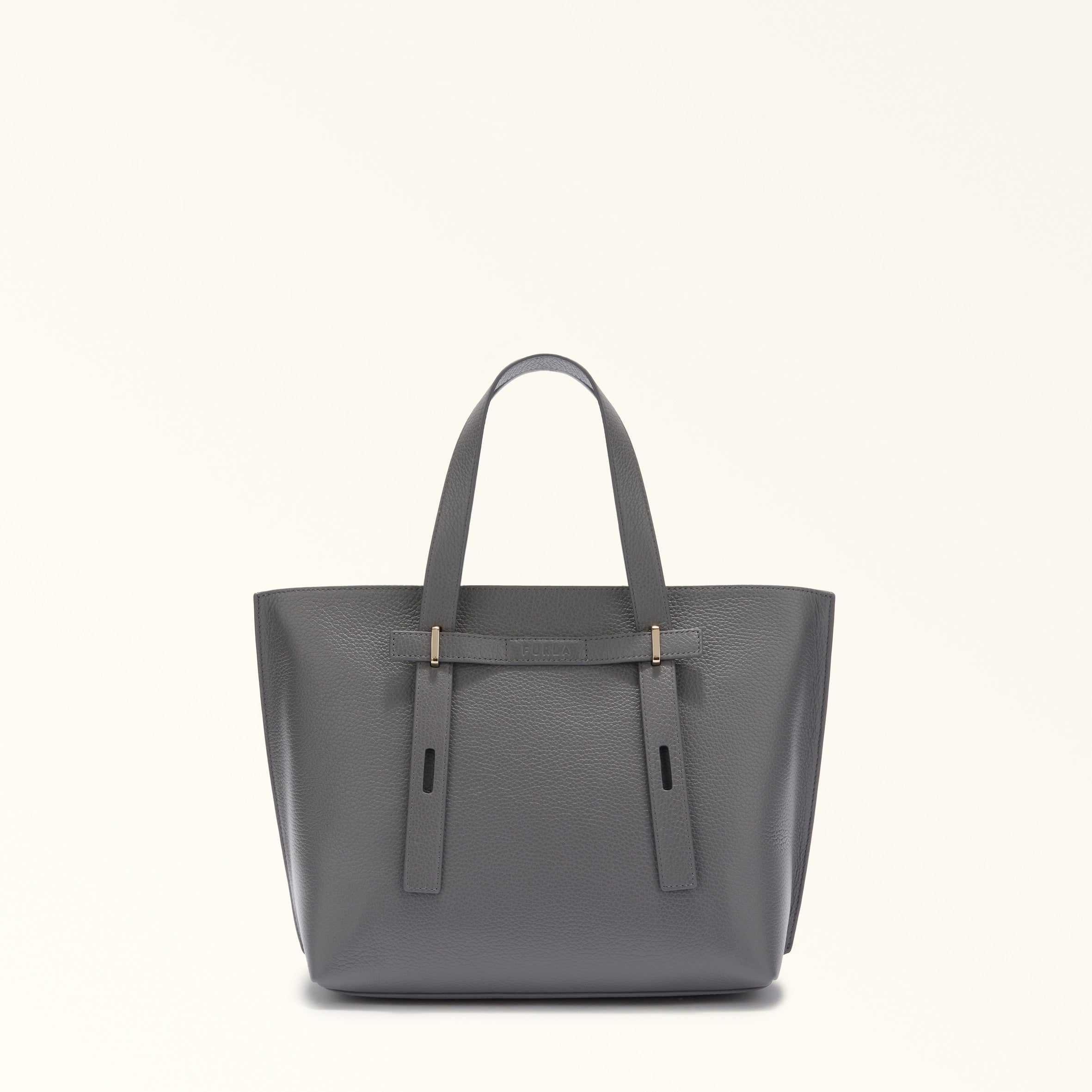 Furla Giove Grey Tote Bags