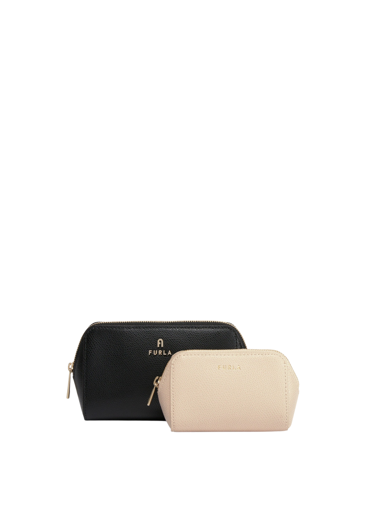Furla Camelia Set of Two Cosmetic Case Nero Ballerina I Medium