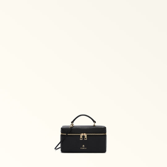 Furla Camelia Nero Vanity Cas Crossbody Bag - Micro