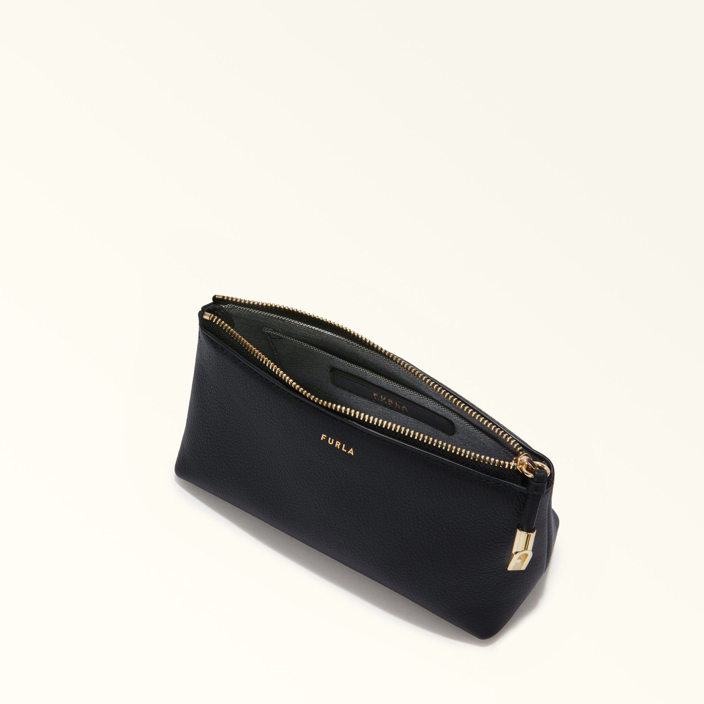 Furla Goccia Cosmetic Case Nero Medium