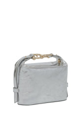 Furla Nuvola Mini Top Handle Handbag - Silver