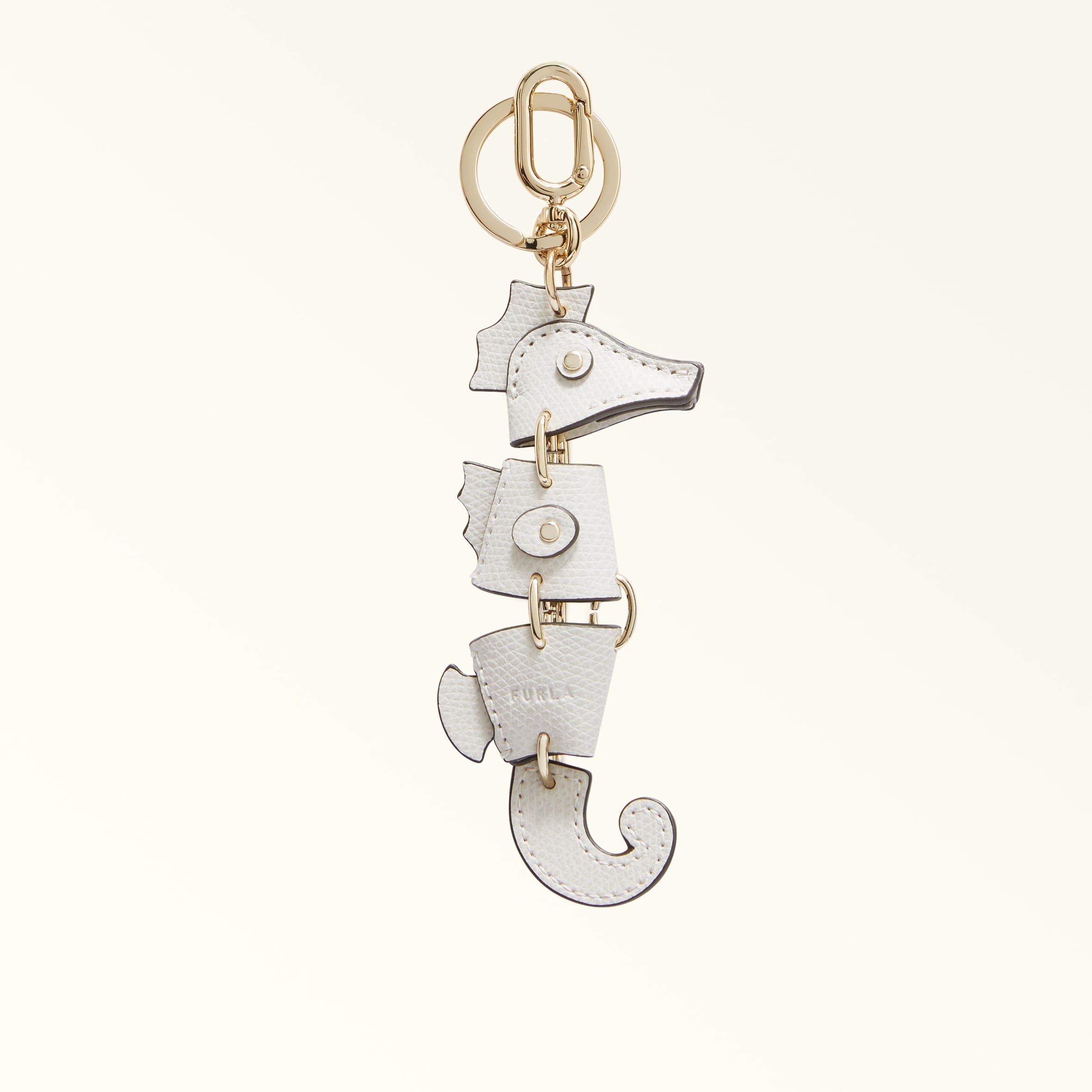 Furla Allegra Seahorse Keyring - Marshmallow