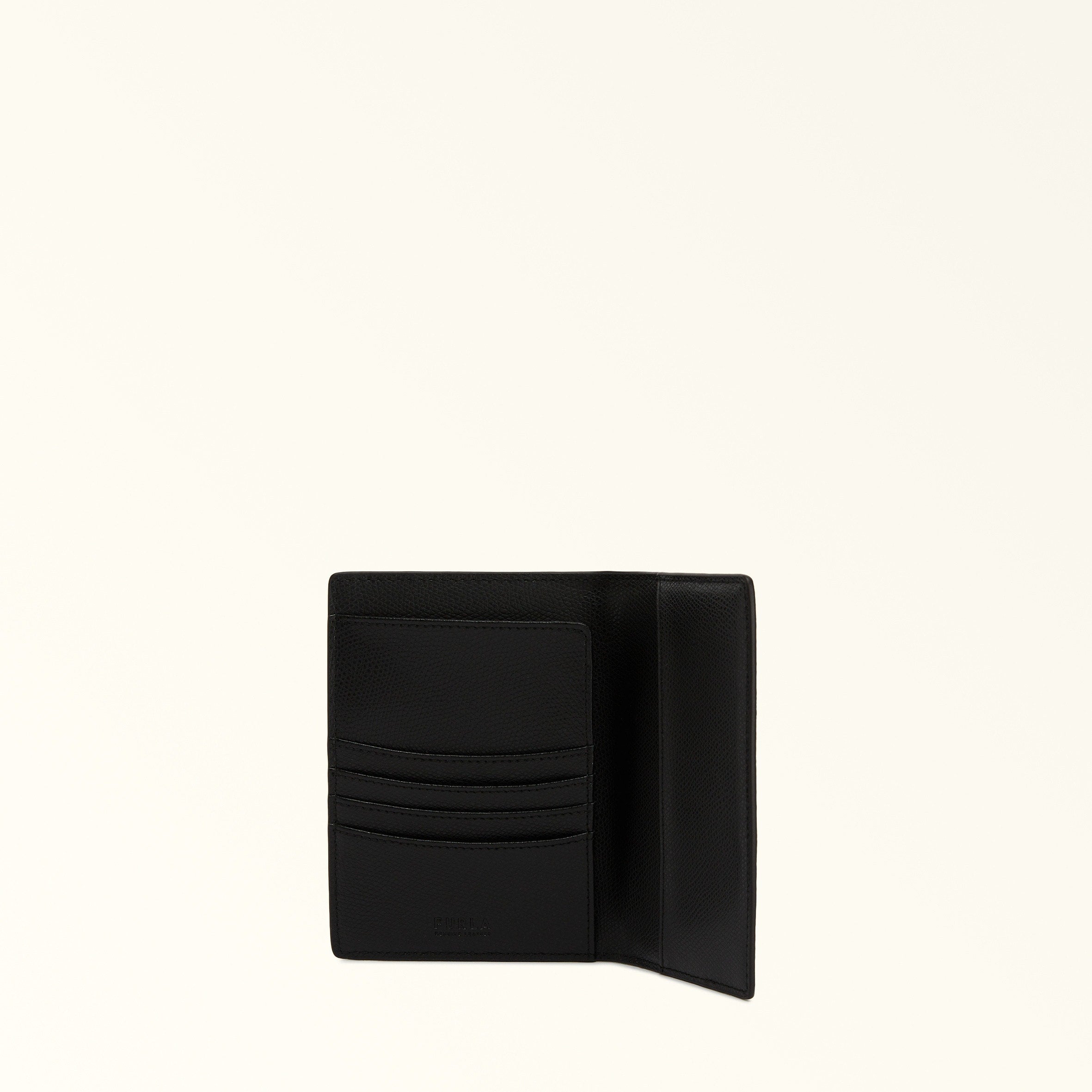 Furla Camelia Passport Holder Nero Small