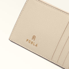 Furla Camelia Beige Zipped Card Case - Medium