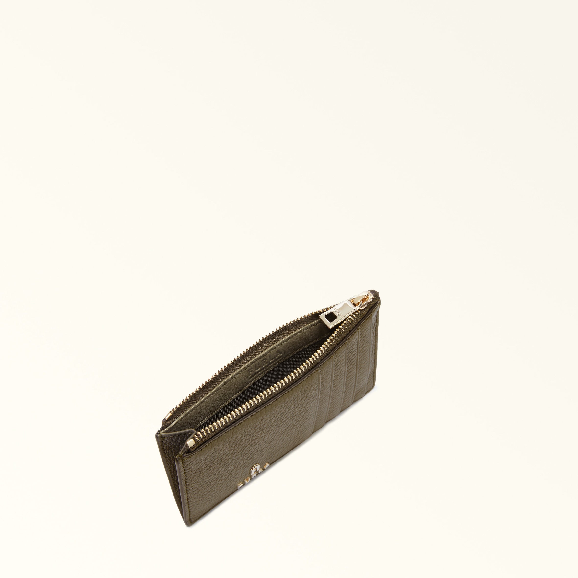 Furla Camelia Zipped Card Case - Sage