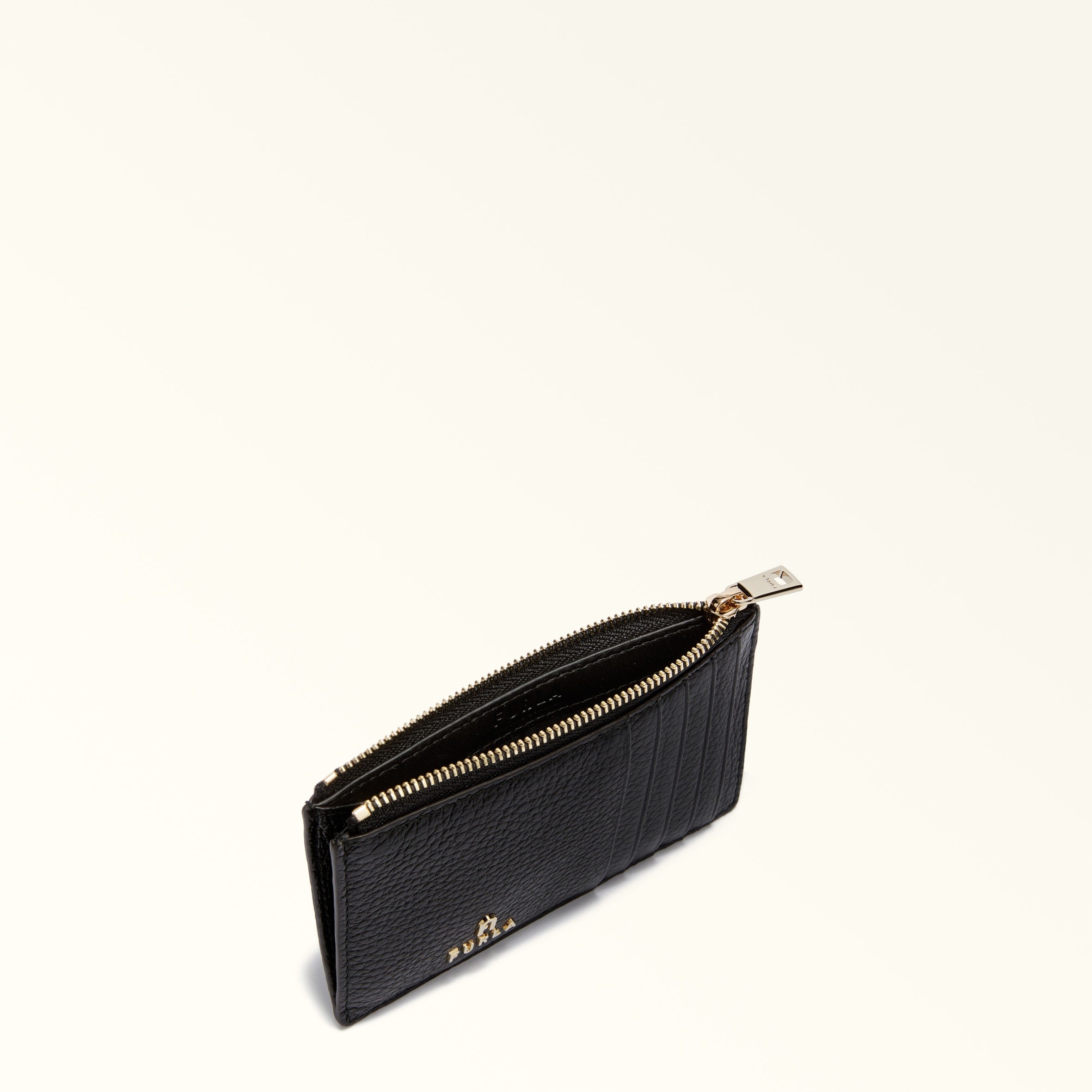 Furla Camelia Zipped Card Case - Nero