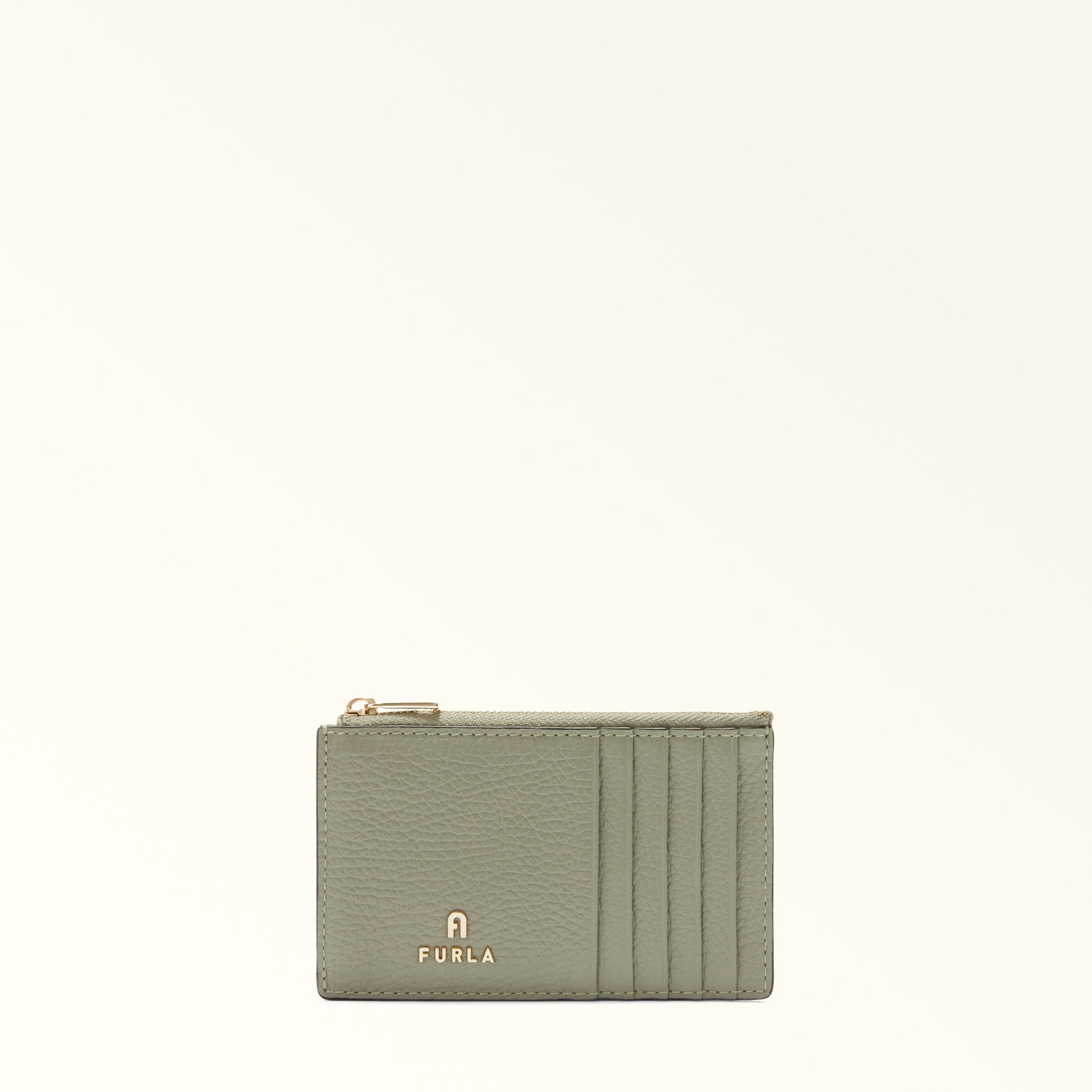 Furla Camelia Card Case Agave B Medium