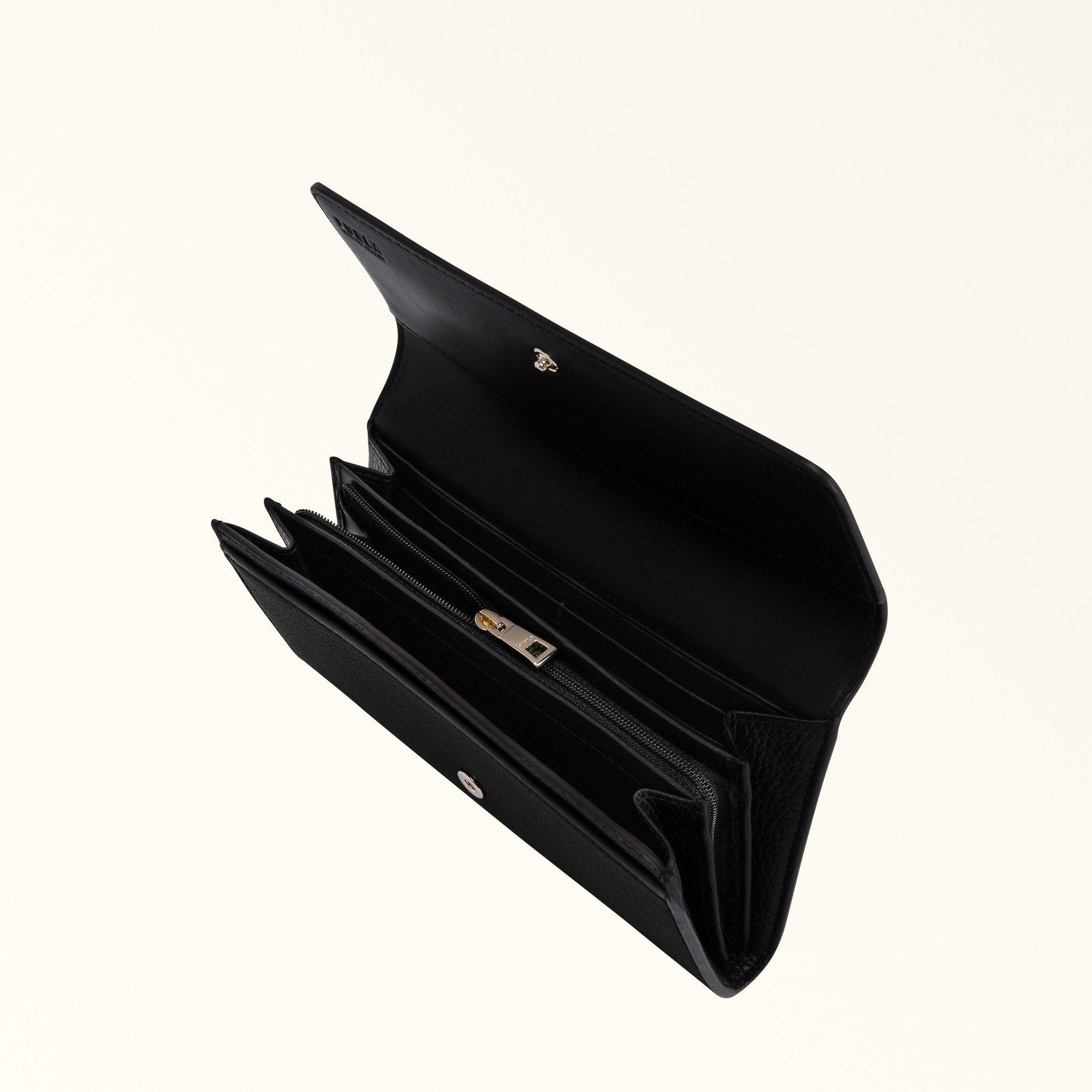 Furla Camelia Black Continental Wallet