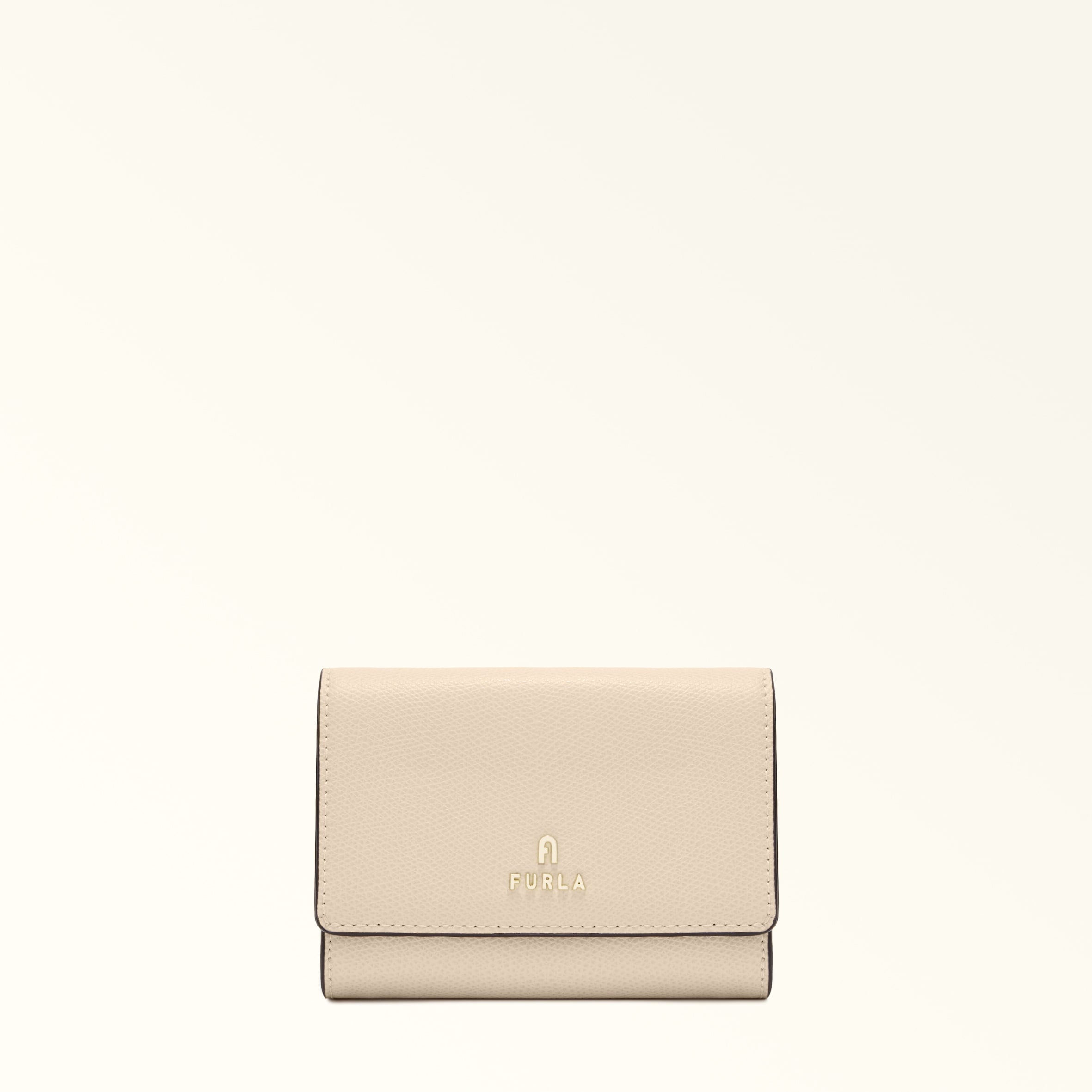 Furla Camelia Beige Compact Wallet Flap - Medium