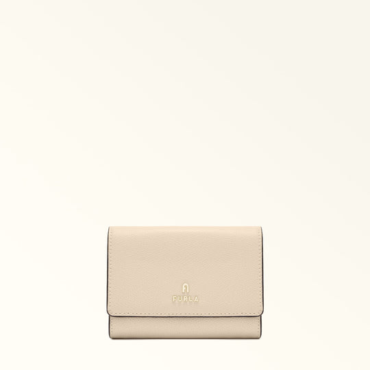 Furla Camelia Beige Compact Wallet Flap - Medium