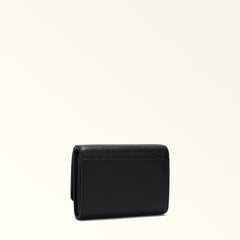 Furla Camelia Black Compact Wallet Flap - Medium