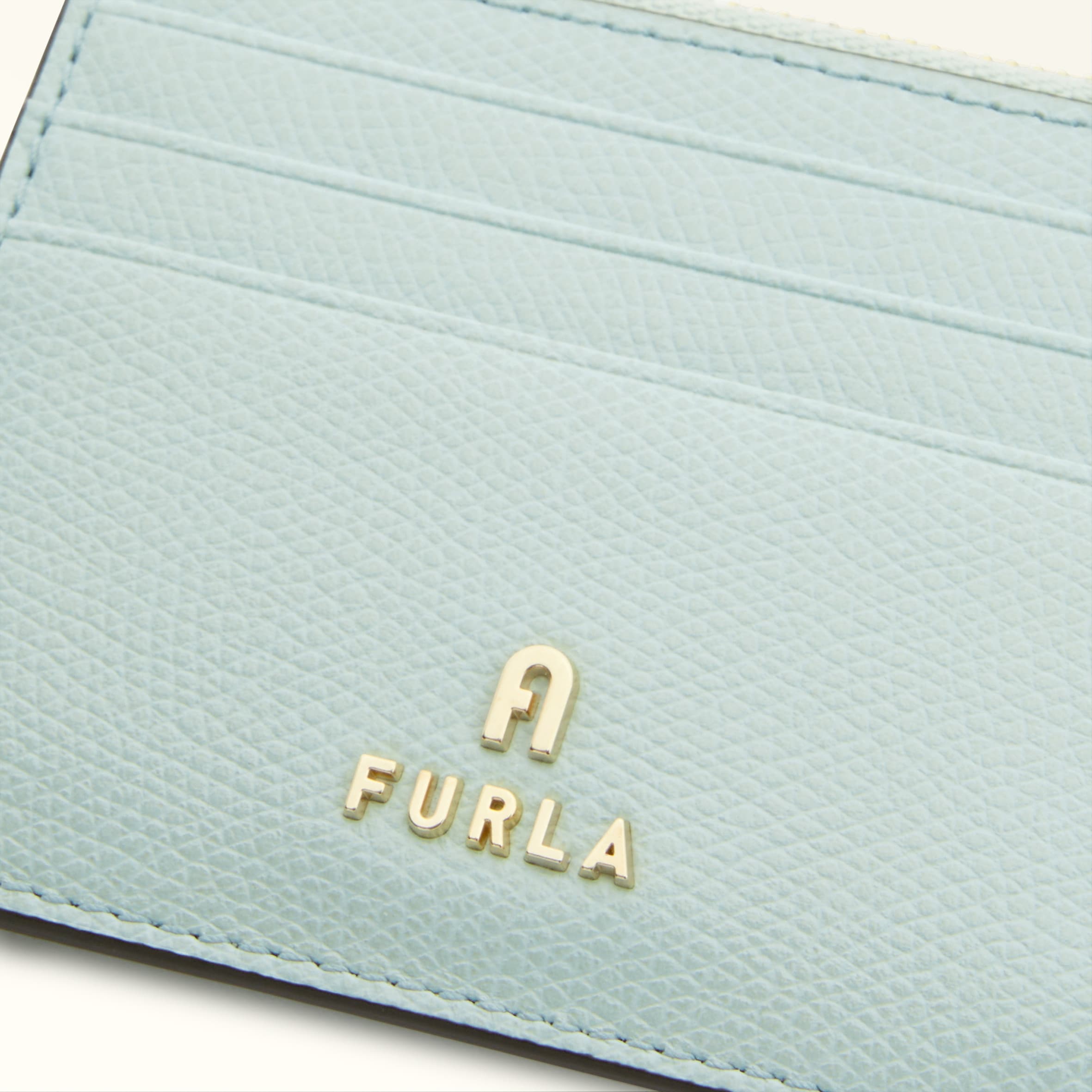 Furla Camelia Zipped Card Case - Laguna